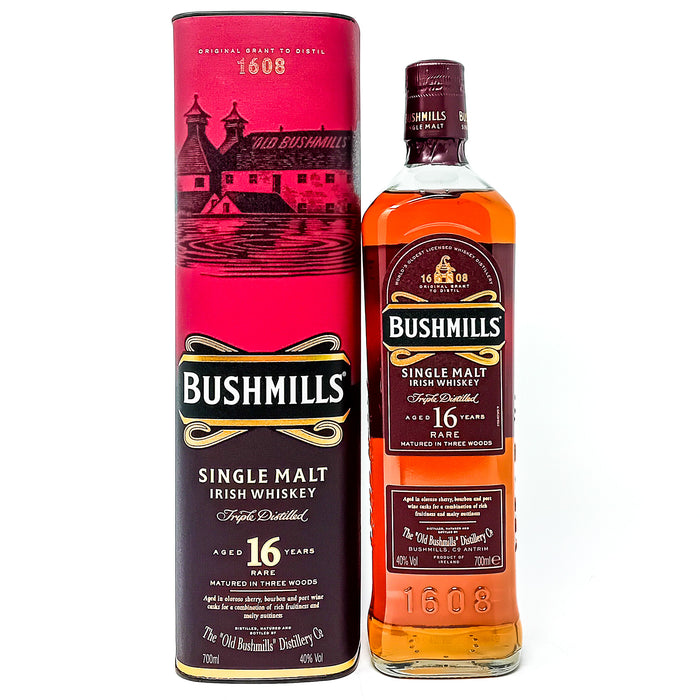 Bushmills 16 Year Old Three Woods Single Malt Irish Whiskey, 70cl, 40% ABV