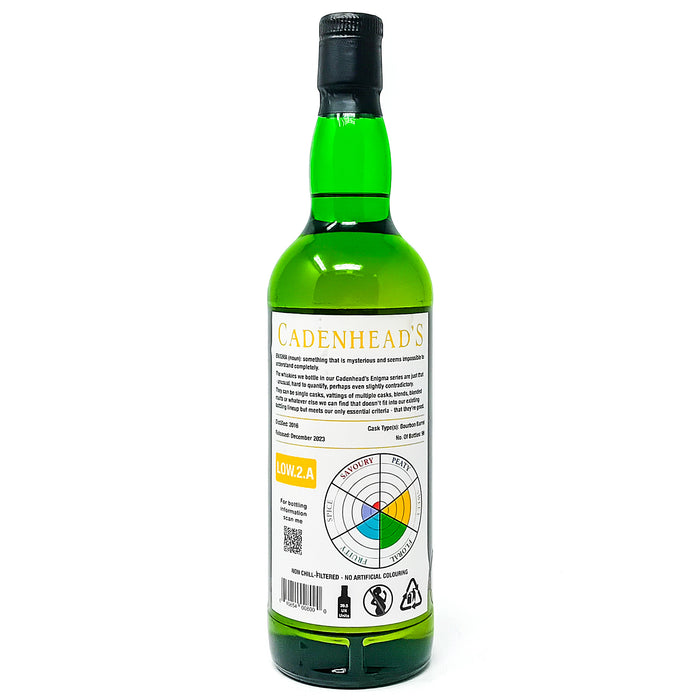 Cadenhead's 2016 7 Year Old Enigma Lowland Single Malt Scotch Whisky, 70cl, 56.4% ABV