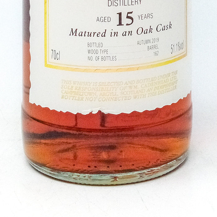 Tennessee 15 Year Old Cadenhead's World Whiskies American Whiskey, 70cl, 51.1% ABV