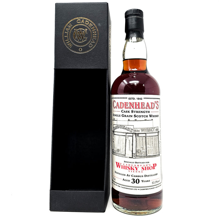 Cambus 30 Year Old Cadenhead's Single Grain Scotch Whisky 70cl, 53.5% ABV