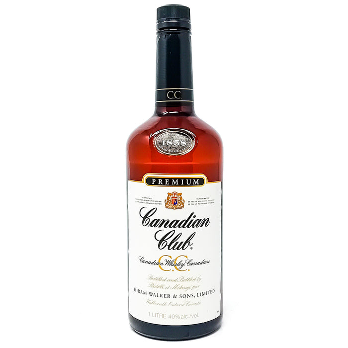 Canadian Club Premium Canadian Whisky, 1L, 40% ABV