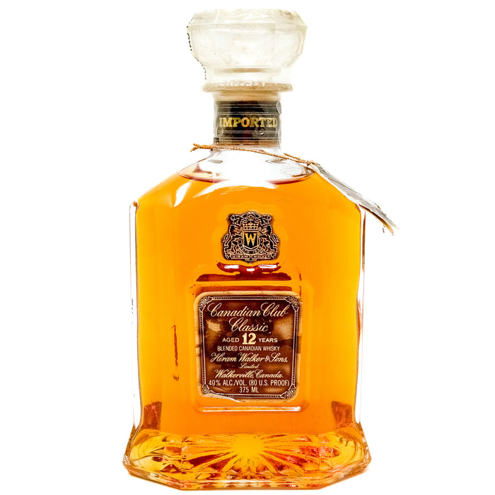 Canadian Club Classic 12 Year Old Canadian Whisky, Half Bottle, 37.5cl, 40% ABV