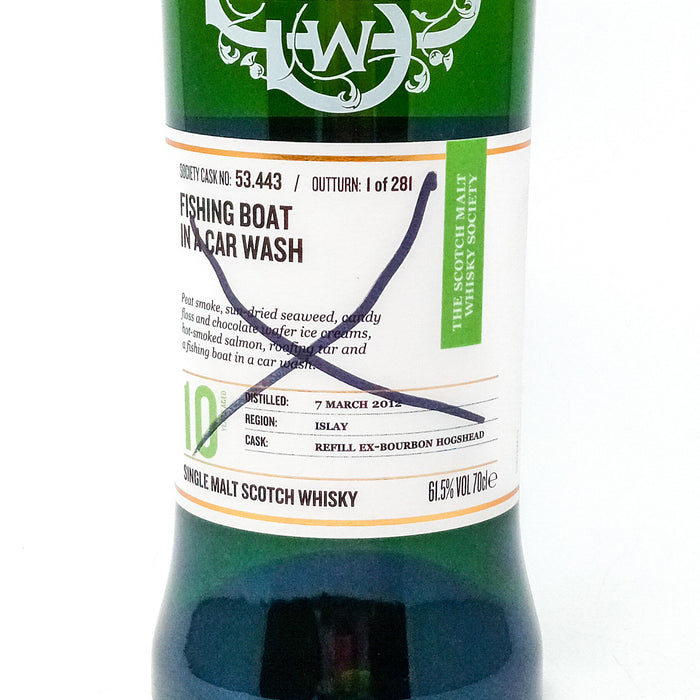 Caol Ila 2012 10 Year Old SMWS 53.443 Single Malt Scotch Whisky, 70cl, 61.5% ABV