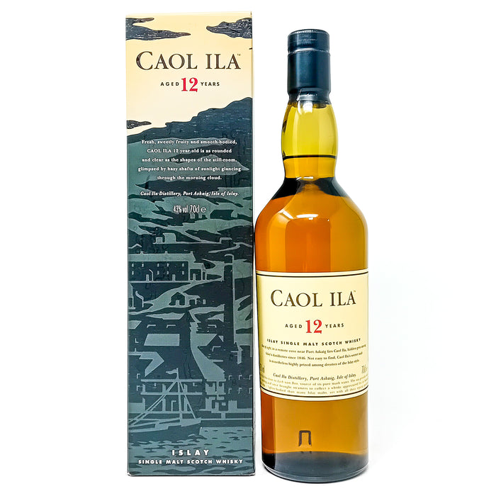 Caol Ila 12 Year Old Single Malt Scotch Whisky, 70cl, 46% ABV