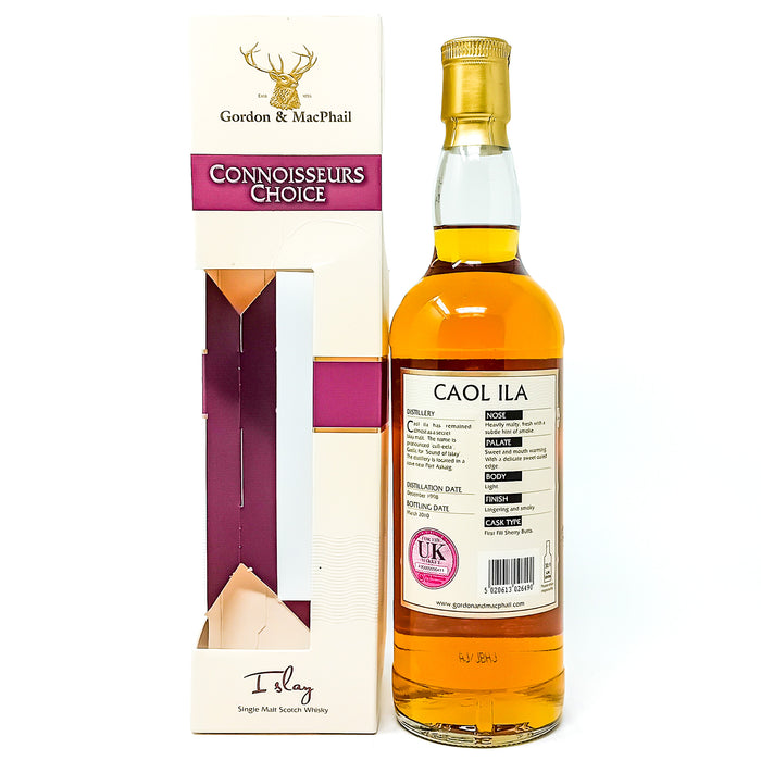 Caol Ila 1998 Gordon & MacPhail Connoisseurs Choice Single Malt Scotch Whisky, 70cl, 43% ABV
