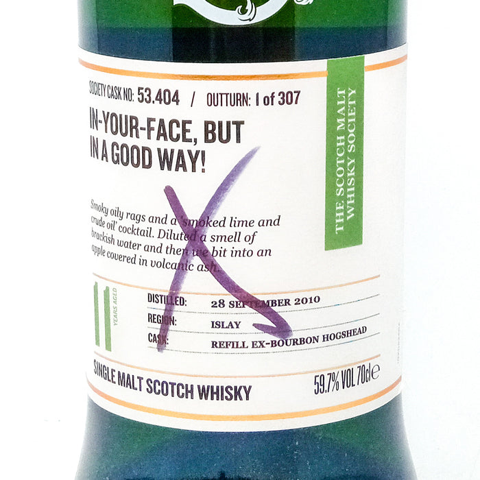 Caol Ila 2010 11 Year Old SMWS 53.404 Single Malt Scotch Whisky, 70cl, 59.7% ABV