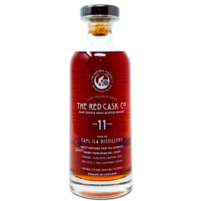 Caol Ila 2010 11 Year Old Cask 311697 Cask Strength Series The Red Cask Co. Single Malt Scotch Whisky, 70cl, 53.1% ABV