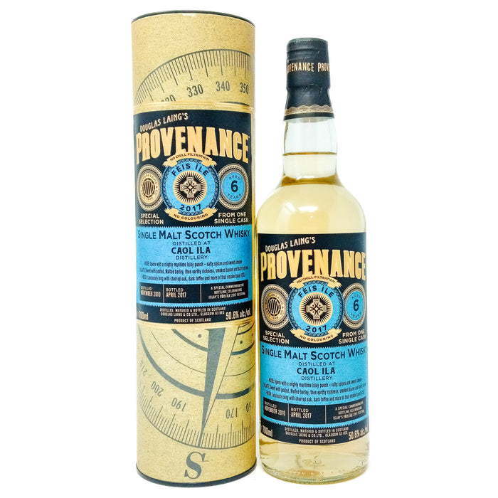 Caol Ila 2010 6 Year Old Provenance Feis Ile 2017 Single Malt Scotch Whisky, 70cl, 50.6% ABV