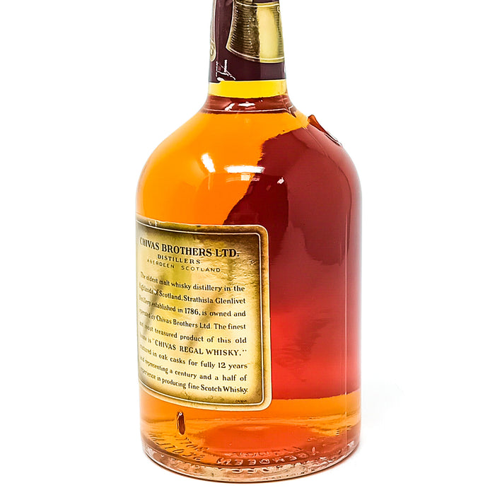 Chivas Regal 12 Year Old Blended Scotch Whisky, 26 2/3 fl.ozs.(75.7cl), 75° Proof
