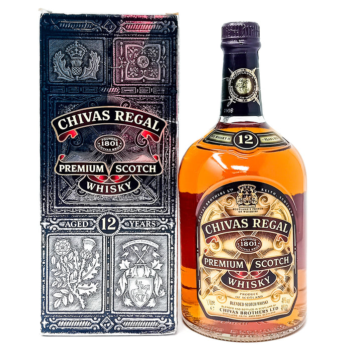 Chivas Regal 12 Year Old Blended Scotch Whisky, 1L, 40% ABV