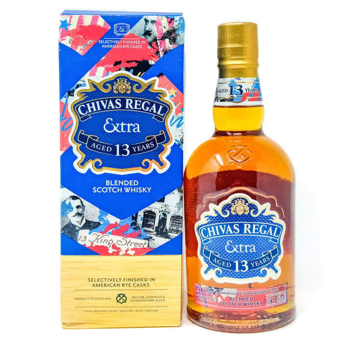 Chivas Regal Extra 13 Year Old American Rye Cask Finish Blended Scotch Whisky, 70cl, 40% ABV