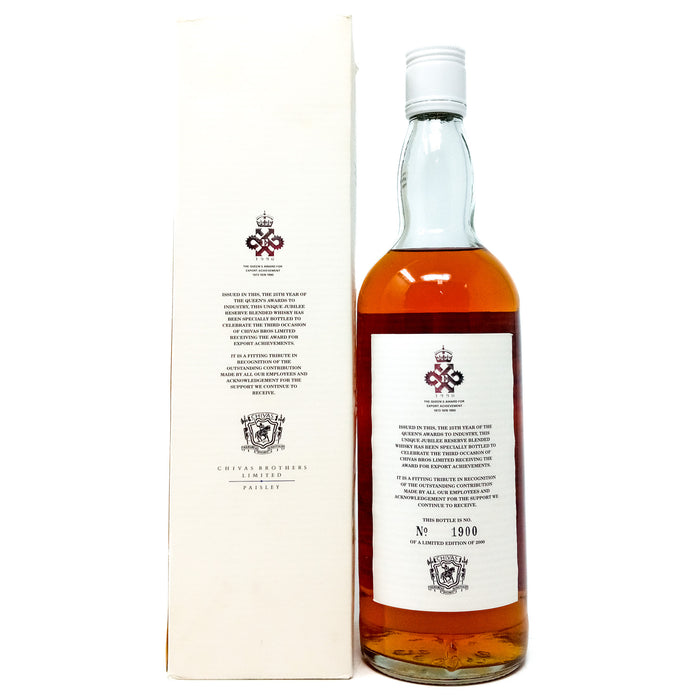Chivas Jubilee Reserve Queen's Award 1990 Blended Scotch Whisky, 75cl, 40% ABV