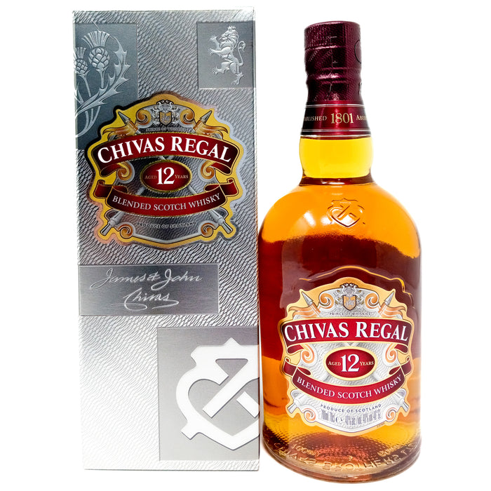 Chivas Regal 12 Year Old Blended Scotch Whisky, 70cl, 40% ABV