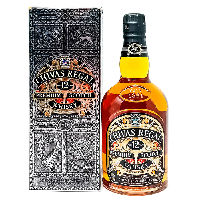 Chivas Regal 12 Year Old Blended Scotch Whisky, 70cl, 40% ABV