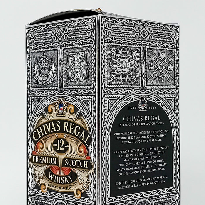 Chivas Regal 12 Year Old Blended Scotch Whisky, 70cl, 40% ABV