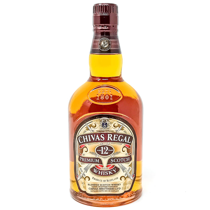 Chivas Regal 12 Year Old Blended Scotch Whisky, 70cl, 40% ABV