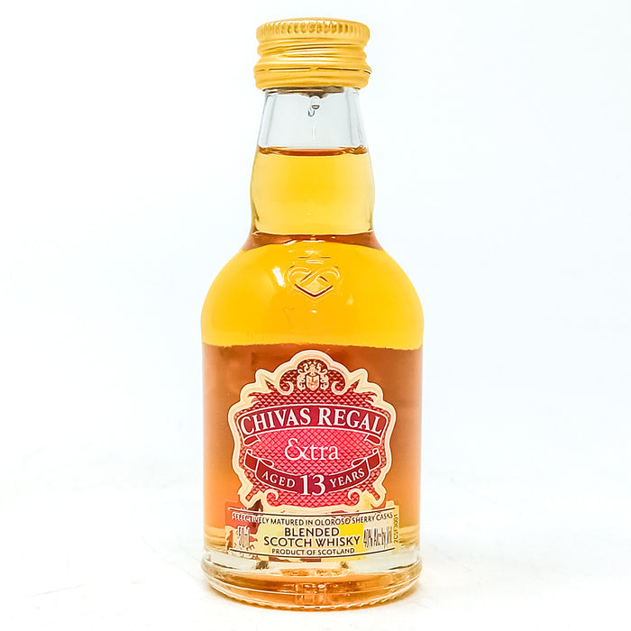 Chivas Regal Extra 13 Year Old Blended Scotch Whisky, Miniature, 5cl, 40% ABV