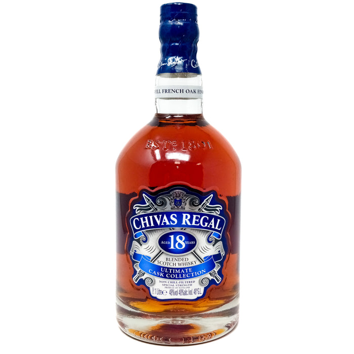 Chivas Regal 18 Year Old Ultimate Cask Collection Blended Scotch Whisky, 1L, 48% ABV