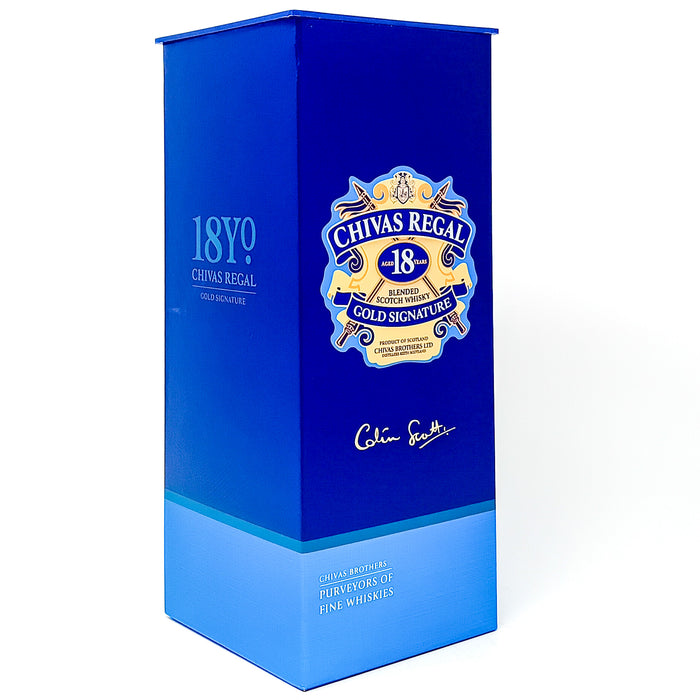 Chivas Regal 18 Year Old Gold Signature Blended Scotch Whisky, 75cl, 40% ABV