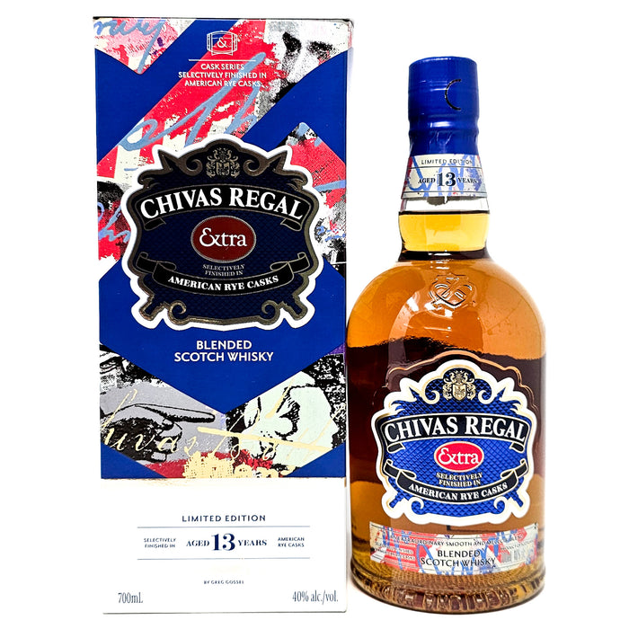 Chivas Regal Extra 13 Year Old American Rye Cask Finish Blended Scotch Whisky, 70cl, 40% ABV