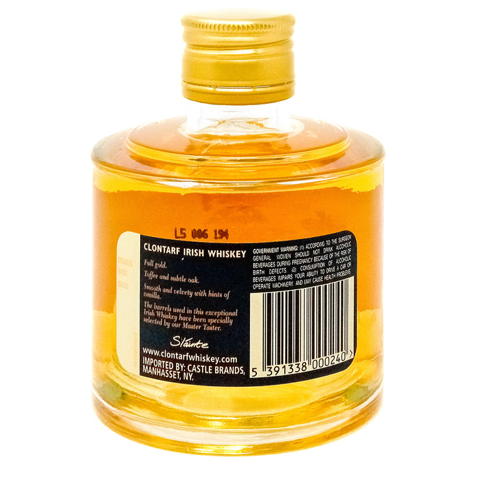 Clontarf Classic Blended Irish Whiskey, Half Bottle, 20cl, 40% ABV