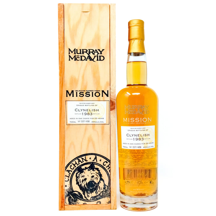 Clynelish 1983 20 Year Old Murray McDavid Mission Single Malt Scotch Whisky, 70cl, 46% ABV