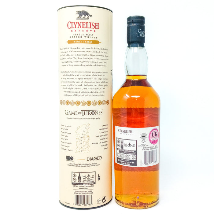 Clynelish Reserve Game of Thrones House Tyrell Single Malt Scotch Whisky, 70cl, 51.2% ABV