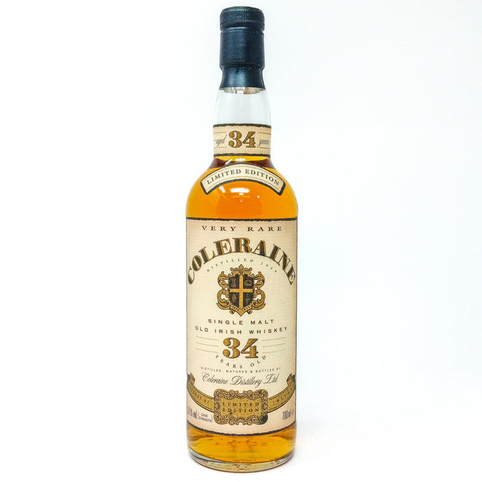 Coleraine 1959 34 Year Old Single Malt Irish Whiskey, 70cl, 57.1% ABV