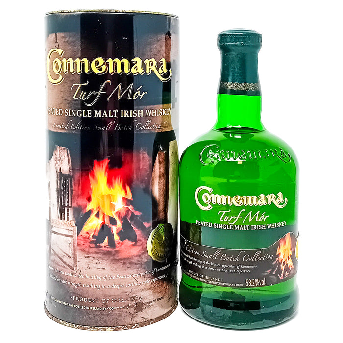 Connemara Turf Mor Peated Single Malt Irish Whiskey, 70cl, 58.2% ABV