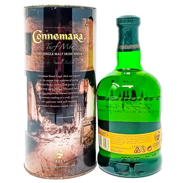 Connemara Turf Mor Peated Single Malt Irish Whiskey, 70cl, 58.2% ABV