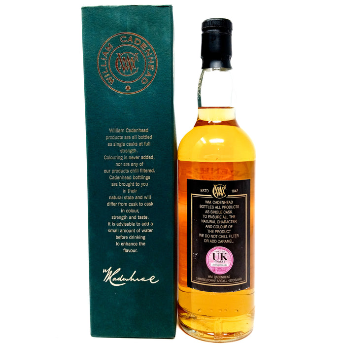 Cooley 21 Year Old Cadenhead's Single Malt Irish Whiskey, 70cl, 56.3% ABV
