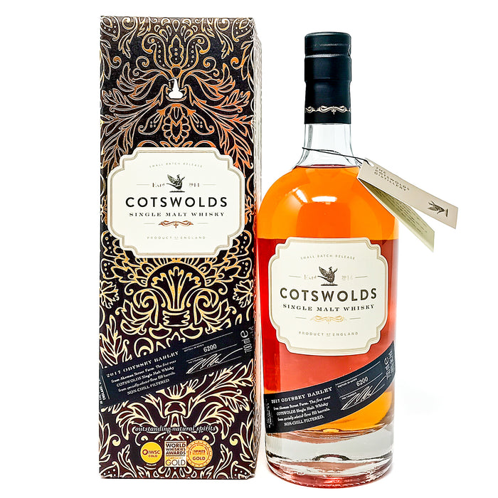 Cotswolds 2017 Odyssey Barley Single Malt Whisky, 70cl, 46% ABV