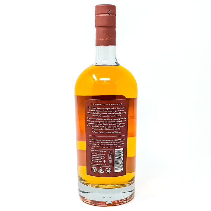 Cotswolds Reserve Single Malt Whisky, 70cl, 50% ABV
