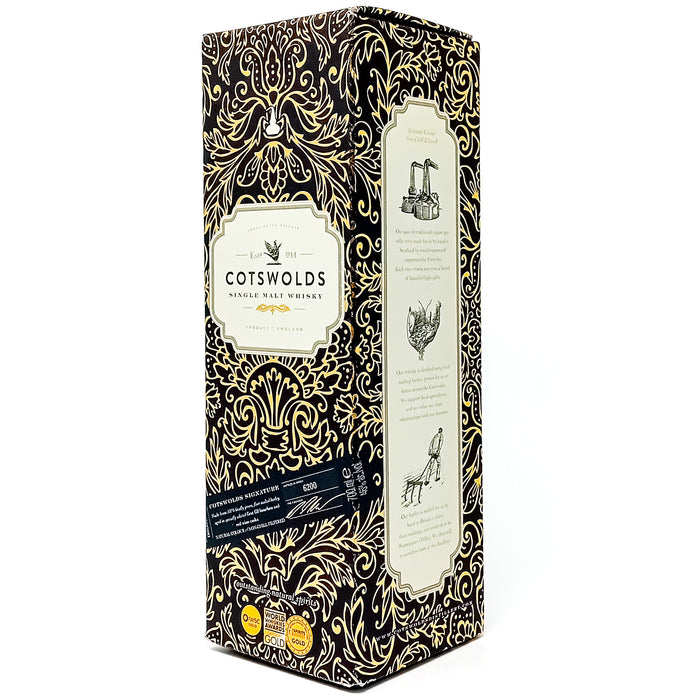 Cotswolds Signature Single Malt Whisky, 70cl, 46% ABV