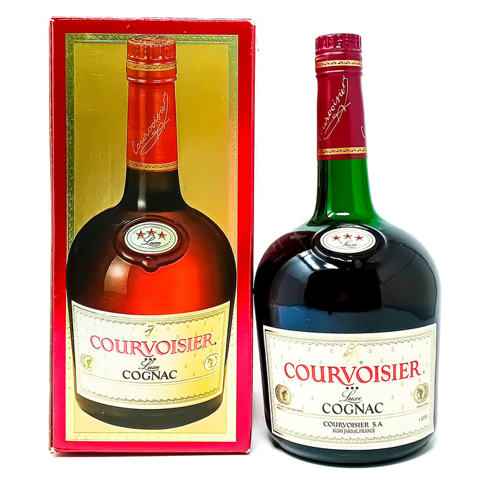 Courvoisier Three Star Luxe Cognac, 1L, 40% ABV