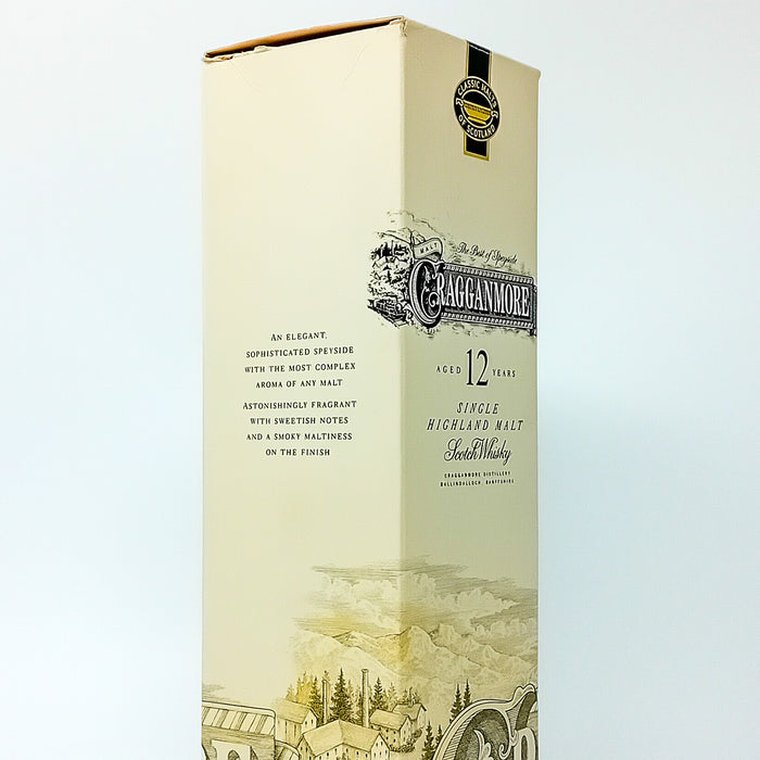 Cragganmore 12 Year Old Single Malt Scotch Whisky, 70cl, 40% ABV