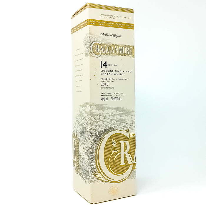Cragganmore 14 Year Old Special Bottling 2010 Single Malt Scotch Whisky, 70cl, 40% ABV