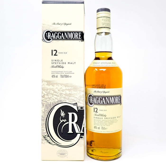 Cragganmore 12 Year Old Single Malt Scotch Whisky, 70cl, 40% ABV