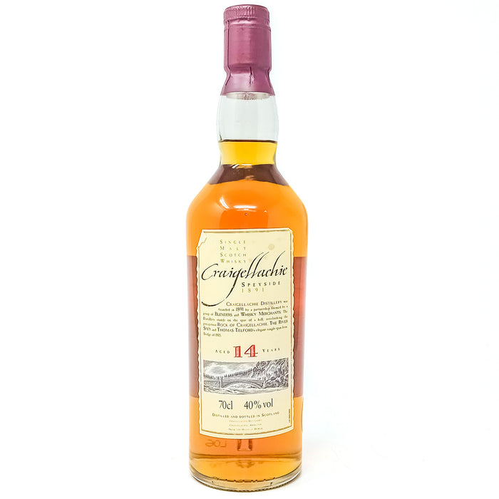 Craigellachie 14 Year Old Single Malt Scotch Whisky, 70cl, 40% ABV
