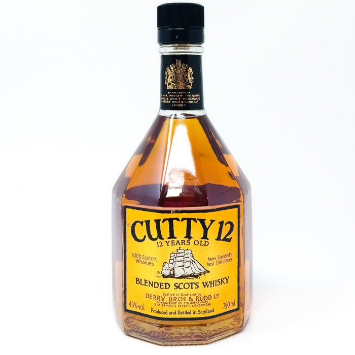 Cutty Sark 12 Year Old Blended Scotch Whisky, 75cl, 43% ABV