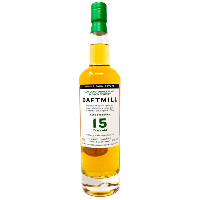 Daftmill 2006 Cask Strength 15 Year Old Single Malt Scotch Whisky, 70cl, 55.7% ABV