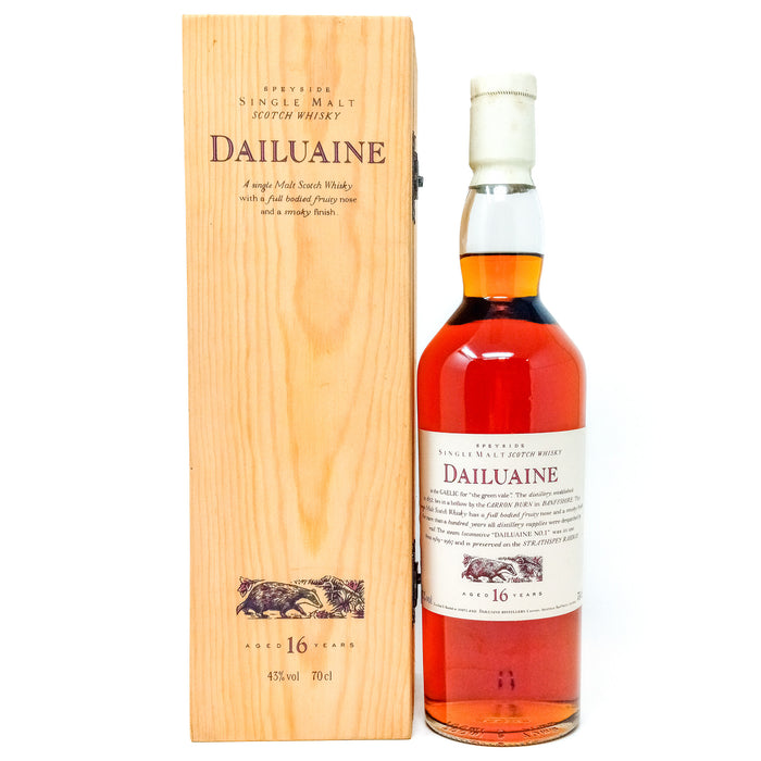 Dailuaine 16 Year Old Flora & Fauna White Cap Single Malt Scotch Whisky, 70cl, 43% ABV