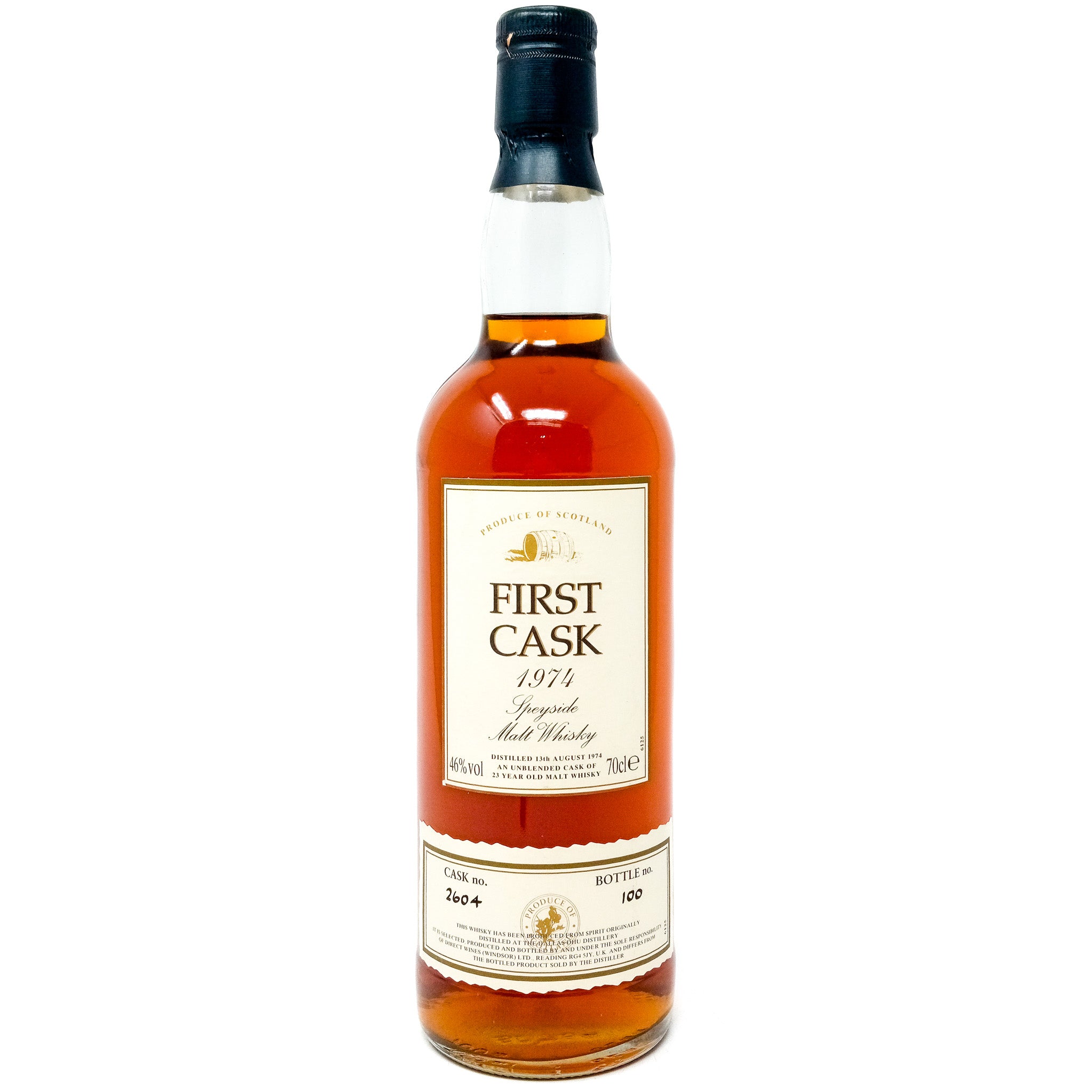 Dallas Dhu 1974 23 Year Old First Cask Single Malt Scotch Whisky, 70cl