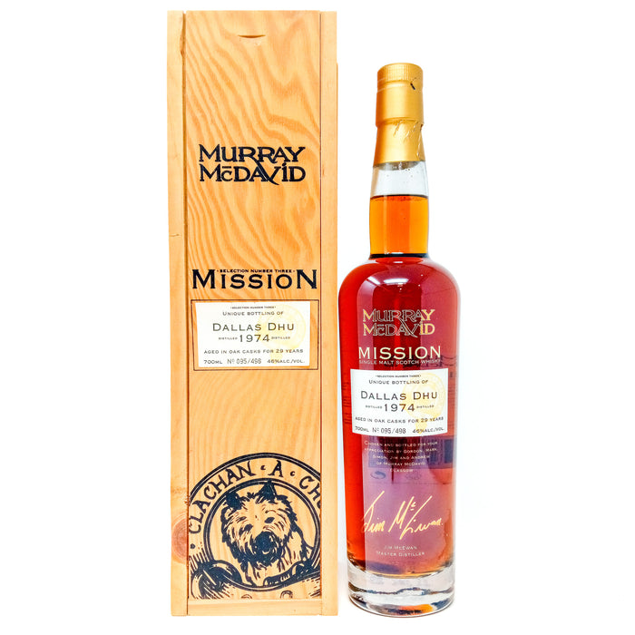 Dallas Dhu 1974 29 Year Old Murray McDavid Mission Single Malt Scotch Whisky, 70cl, 46% ABV