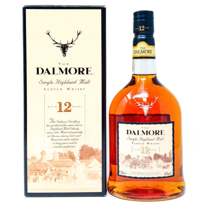 Dalmore 12 Year Old Single Malt Scotch Whisky, 70cl, 40% ABV