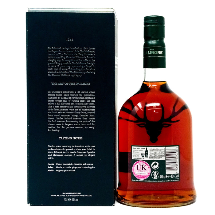 Dalmore 15 Year Old Single Malt Scotch Whisky 70cl, 40% ABV