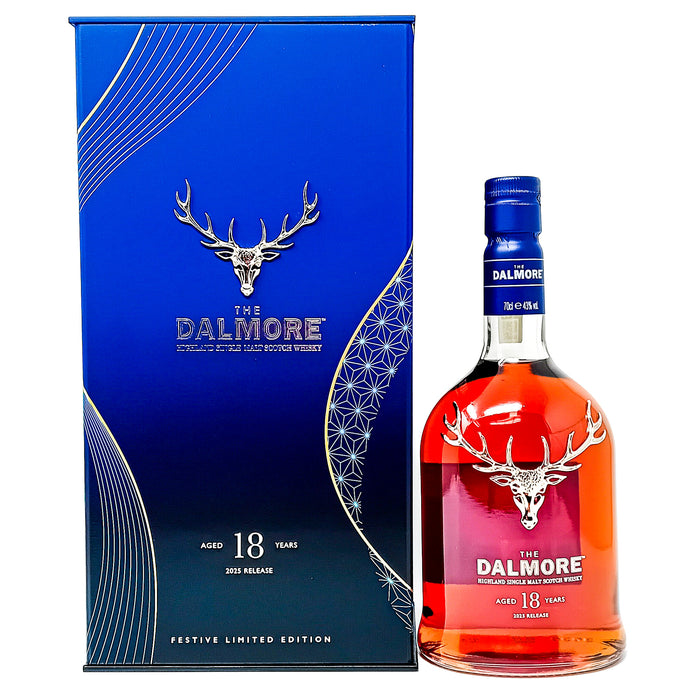 Dalmore 18 Year Old 2025 Festive Limited Edition Single Malt Scotch Whisky, 70cl, 43% ABV