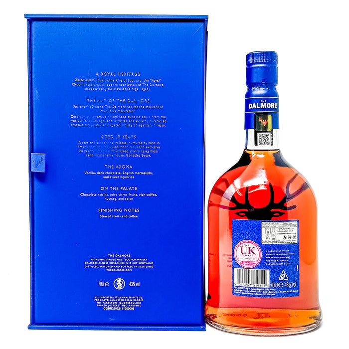 Dalmore 18 Year Old 2023 Release Single Malt Scotch Whisky, 70cl, 43% ABV