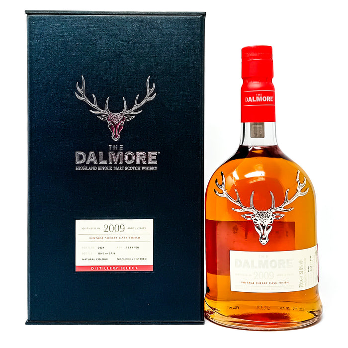Dalmore 2009 15 Year Old Vintage Sherry Cask Finish Single Malt Scotch Whisky, 70cl, 52.8% ABV