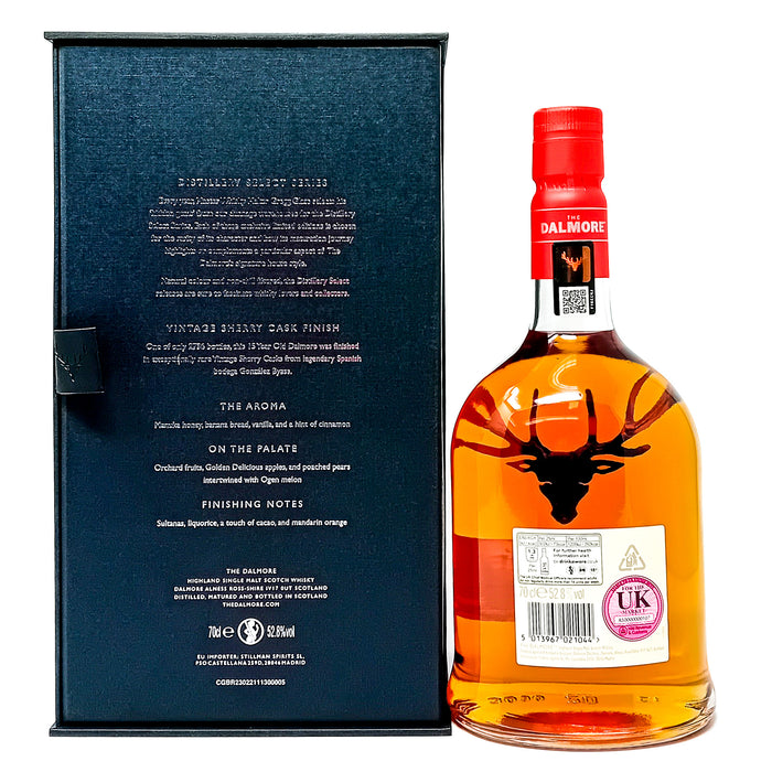 Dalmore 2009 15 Year Old Vintage Sherry Cask Finish Single Malt Scotch Whisky, 70cl, 52.8% ABV